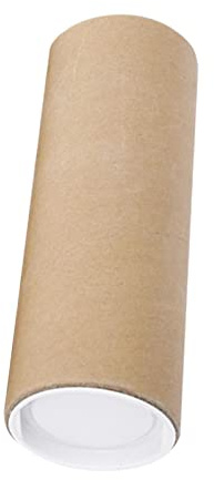 predolo Tubes d'expédition multifonctions avec bouchons Tube Colis Tubes postaux en carton Tubes d'emballage pour peintures Emballage Conteneur de stockage, 30CM