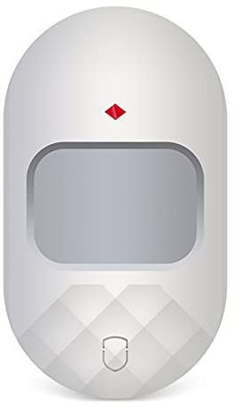 Wolf-Guard HW-GJ01A Wireless Infrared PIR Motion Sensor Detector | Indoor Wide-Angle, Wall Mounted, Range Max.7M/110°, White
