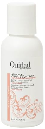 Ouidad Advanced Defrizzing Shampoo for Wavy Curly Coily Hair 74ml | Curl Defining Shampoo That Helps Control Frizz and Enhance Curl Shape. For Soft, Bouncy and Healthy Curls.