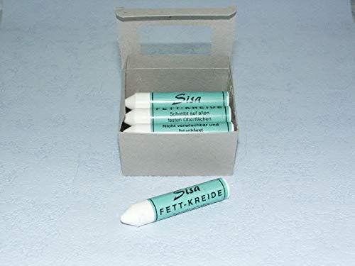 FETT-SIGNIERKREIDE SISA WEISS 1 Karton mit 12 Kreidestücken