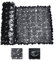DECARETA Tapis de Douche Antidérapant Noir Rectangle Tapis de Baignoire Antidérapant Anti Moisissure Tapis de Bain Antidérapant pour Baignoire Tapis de Douche Ventouse pour Salle de Bain, 88 * 40cm