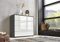 moebel-dich-auf Schubkastenkommode Ben 3 Sideboard Kommode (anthrazit/weiß matt)