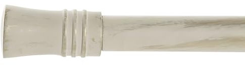 Barra de Cortina Extensible de Metal Dorado Minimalista para Dormitorio Vintage de 120-210 cm (Espiral)