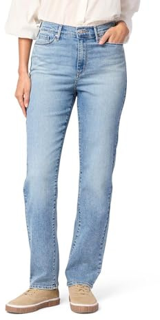 Levi Strauss Signature Gold Women's High-Rise Straight Jeans Stretch Denim (Available in Plus), Terra Nova, 12 Short