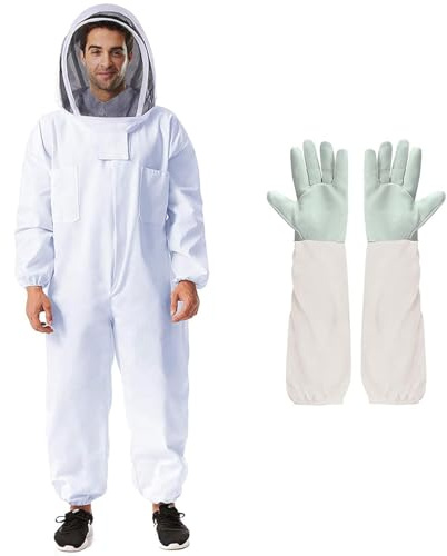 Deuovht Traje de apicultor profesional para hombres y mujeres
