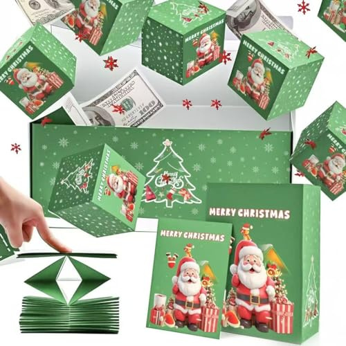AMhomely Scatola regalo esplosiva, confezione regalo a sorpresa esplosiva, per donne, uomini, bambini, per compleanno, anniversario, proposta di San Valentino (stile E, 20 pezzi)