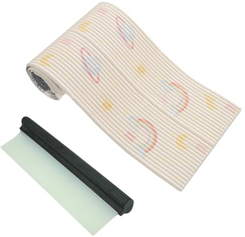 BONJUME Panneaux Muraux Capitonnés, 40 * 200cm Coussins Muraux Anti-Collision Autocollants Panneaux Muraux 3D Capitonnés Décoration Protection Murale pour Salon Et Chambre