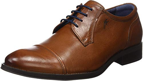 Fluchos Heracles Zapatos de Cordones Derby, Hombre, Marrón (Cuero 000), 40 EU (6.5 UK)