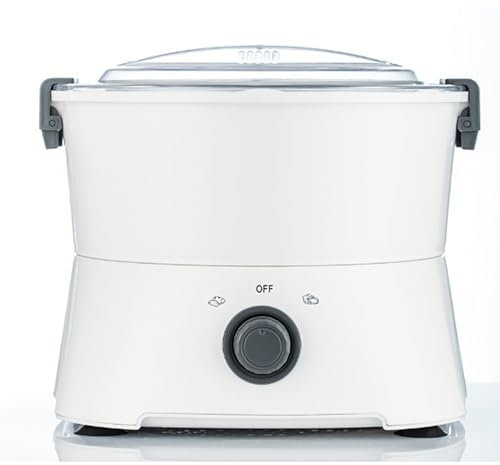 Éplucheur de Pommes de Terre électrique, éplucheur et séchage 2 en 1, éplucheur de Pommes de Terre Automatique avec capacité de 800 g, entraînement à Un Seul Bouton, sûr et Efficace, pour éplucher l