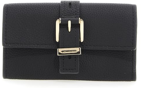 Michael Kors 32F4GY5E8L-001 MD FLAP TRIFOLD WALLET Women BLACK Size One Size