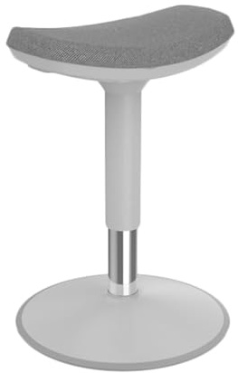 Generico Sedia A Sella, Sgabello A Sella Con Telaio Oscillante A 360°, Sgabello Ergonomico Sollevabile E Girevole, Altezza Regolabile For Salone, Casa, Studio, Ufficio(Color 1,H-56-82cm)