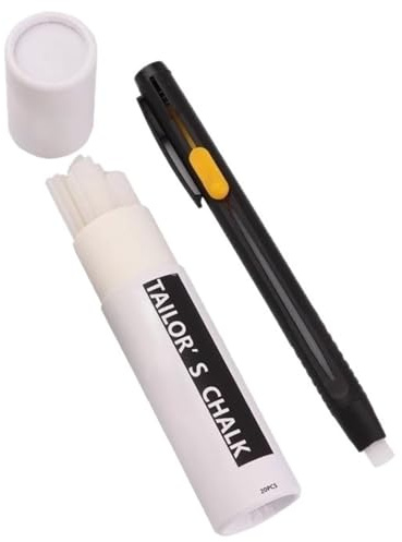 Värmesuddbar Tygmarkör For Sömnad, Quiltning, Broderi Och Gör-det-själv-pyssel, Tvättbara Värmesuddbara Pennor For Tyg, For Bomullsstickade Tyger(1 Pen+20 Refills)