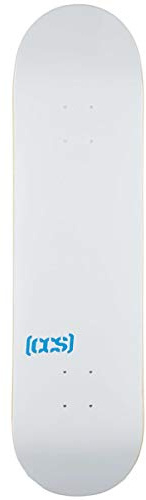 [CCS] Logo Skateboard Deck White 8.00