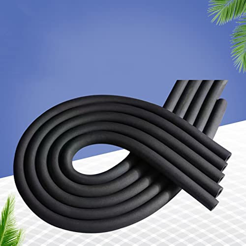 ZECHKA 1.7/1.8m Tubo De Espuma Aislante De Conservación De Calor, Tubo De Aislamiento De Plastico De Goma, Tubería De Espuma Aislante De Aire Acondicionado Negra, 1 Piezas (Size : 6mmX9mmx1.7m)