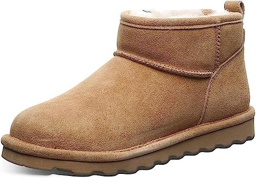 BEARPAW Bottes courtes pour femme, Iced Coffee, 10
