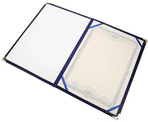 SEWACC Copertura Certificati Elegante Custodia Protettiva Per Diplomi e Documenti Importanti Design Classico Protezione Per Premi e Certificati