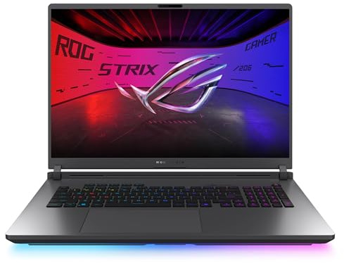 ASUS ROG Strix G16 Gaming Laptop, Intel Core i7-14650HX, NVIDIA GeForce RTX 5060 8GB GDDR7, 16 FHD 165Hz IPS, 16GB DDR5, 1TB SSD, Wi-Fi 7, US Layout Keyboard, Windows 11 Home