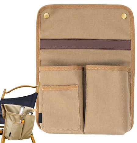 Tasche per sedia – Borsa per poltrona | Borsa per sedia a rotelle | Organizzatore laterale per sedia a rotelle multifunzione | Tasca laterale per sedia a rotelle | Bracciolo per sedia da campeggio