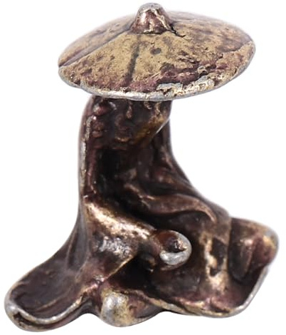 BESPORTBLE Figurine Décoration Artistique Miniature en Alliage de Cuivre pour Terrarium Sculpture Vintage Pratique et Résistante à l'usure et Plante en Pot pour Maison et Étagère