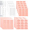 Huiguli 1140 Stück Schlupflider Stripes Unsichtbar, Stripes Unsichtbar, Schlupflider Tapes, Unsichtbare & Wasserfeste Lidheberstreifen, Doppeltes Augenlidband Geeignet Für Unebene