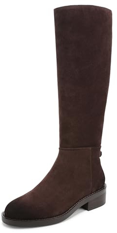 Sam Edelman Bottes d'équitation Milla pour femme, Cafe Noir Veau Large, 36 EU