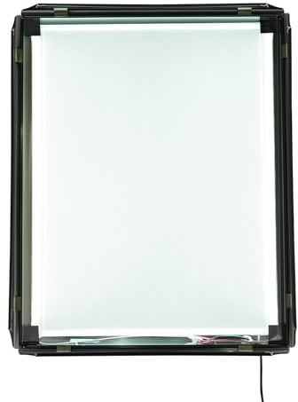Ljuslåda LED ljusram affischram 40 x 50 cm bildram affisch ram reklamskylthållare väggmontering ram bakgrundsbelysning för reklambilder digital skyltning