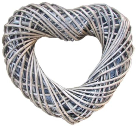 Red Hamper H089 Couronne en Osier en Forme de cœur Taille M