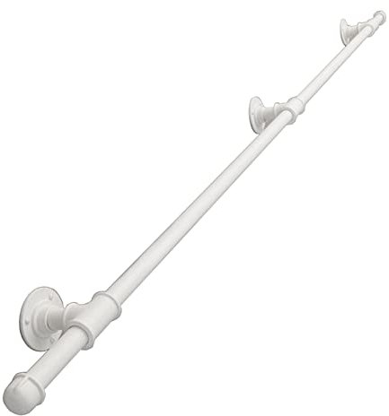 CL-ZZZ Stail Barandilla Seguridad Riel de Mano Soporte para Aire Libre Raíces, Blanco Metal Ladrado Escalón Barandilla Rieles Mano para Interior y Outdoor - 30~600 cm Kit Completo (Size : 180cm)