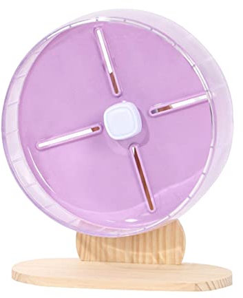 Sharplace Hamster-Laufrad, 7,9-Zoll-Silent-Roller-Übungslaufrad-Spielzeug für Hamster-Guinea-Kleintiere (20CM), Violett