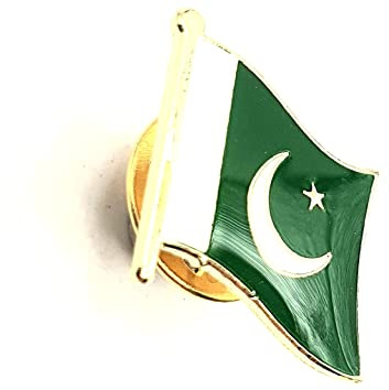 Pakistan Pakistansk metall emalj landsflagga pin emblem, Metall