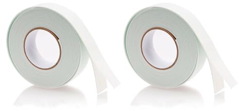 Acan Tradineur Lot de 2 rubans adhésifs double face antidérapant extra fort pour moquette, grande force de préhension, fixation maison, 20 mm x 300 cm