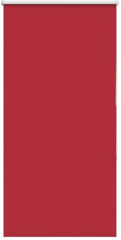 vidaXL Verdunkelungsrollo Rot 80x175 cm Stoffbreite 75,7 cm Polyester, Rollo, Klemmfix, Thermorollo, Verdunklungsrollo, Klemmrollo, Fensterrollo