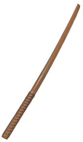 TEKKA BUDO Bokken Daito 100 cm schwarz mit Schriftzeichen, aus Holz mit Wicklung am Griff - Aikido, Ninjutsu, Kobudo Holzschwert
