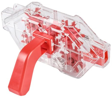CORHAD Pulitore per Catene di Biciclette e Motociclette Trasparente, Dispositivo per la Pulizia Catena in ABS Resistente, Compatto e Portatile, per Manutenzione Bici da Strada e Uso