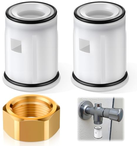 Enhon Confezione da 2 aeratori per tubi, compatibili con i rubinetti esterni antigelo Kemper 574/577, aeratori per tubi, facile installazione, previene le perdite d'acqua