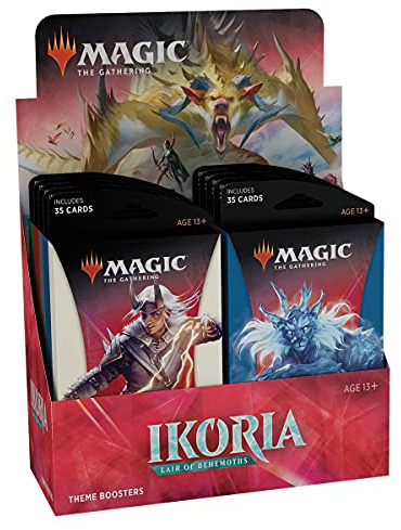 Magic The Gathering MTG-IKO-TBD-EN Ikoria Tana di Behemoths Theme Booster Display di 12 pacchetti