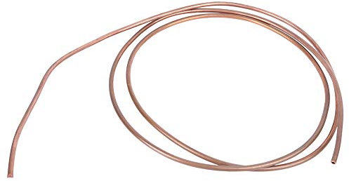 Tubo a Spirale in Rame Morbido Hyuduo, Od 5mm/id 3mm, Tubo in Rame Morbido 2m C1100 T2 Per Frigorifero Condizionatore D'aria