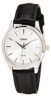 Lorus Damen-Uhr Quarz Edelstahl mit Lederband RRX83HX9