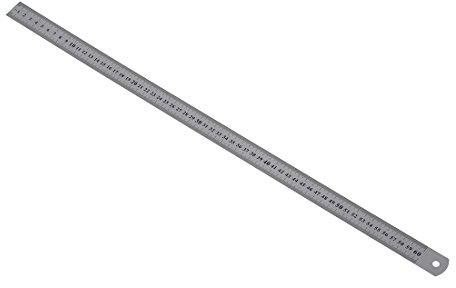 Acero inoxidable 60cm 23.6 pulgadas Regla larga y recta de medicion