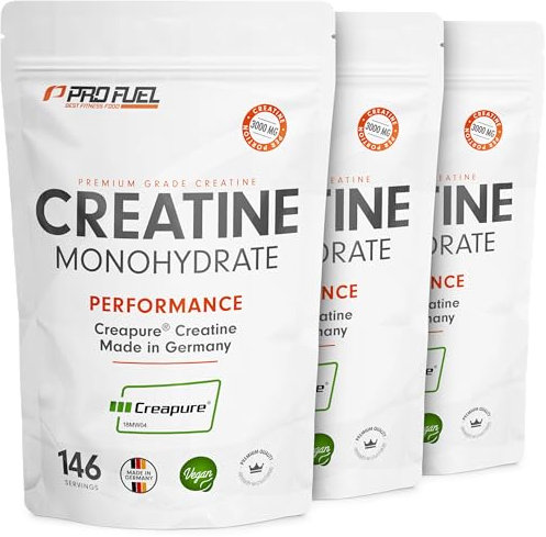 Creapure® Creatin Monohydrat Pulver 1500g - das Premium Creatine aus Deutschland - extra hochdosiert für Fitness & Kraftsport - hochwertiges Kreatin 100% Made in Germany - laborgeprüft & 100% vegan