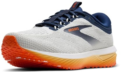 Brooks 1104351D130 Revel 7 Homme White/Peacoat/Orange EU 40.5