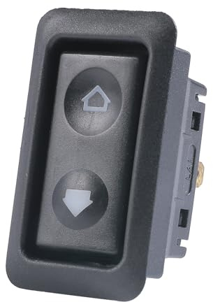 Xibao Automobili Interruttori Alzacristalli Elettrico,Universale 6 Pin Momentaneo Elettrico Illuminato Interruttore Finestra di Potenza,Utilizzato per Controllare i Finestrini Elettrici Nelle Auto