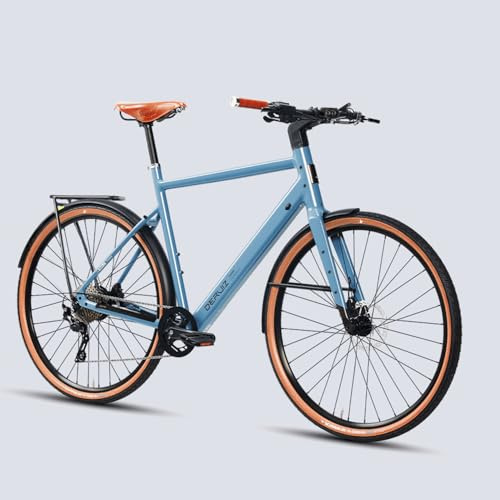DERUIZ Trekking E-Bike 10-Gang Fahrrad 28 Zoll E Bike Herren 18.5Kg Elektrofahrrad mit 36VAkku,250W Motor,25Km/h und Reichweite 110 km