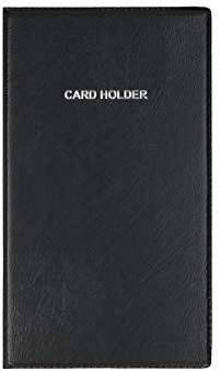 TTO Visitenkartenbuch PP 240 Karten, Schwarz