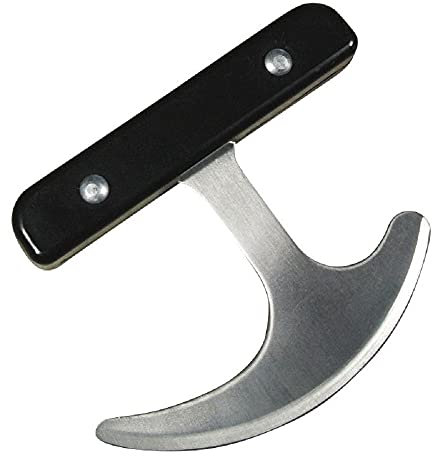 Identités Coltello a lama basculante, argento,nero