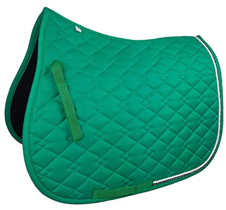 York Saddle Cloth Avril Versatile Saddle Pad Horse Saddle Cloth (Pepper Green)