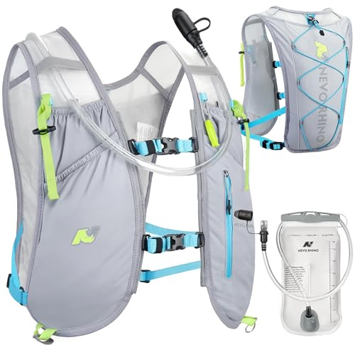 Waterproof Running Vest, 5.5L Breathable Running Hydration Vest with 1.5L Water Bladder, Water Vest for Hiking, Trail Marathon Race, Ideal for Women and Men