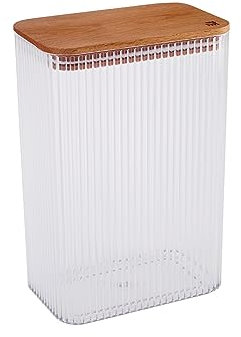 Karaca Massimo verre clair/boite a provisions 2 L, boite de rangement cuisine, comme deco cuisine, boite a provisions, rangement cuisine, design retro