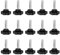Ksvaye Lot de 15 Vis à Tête étoilée, Vis à Métaux, Vis Papillon M6, Bouton de Serrage à Vis, M6x40mm Vis à Poignée étoilée, Bouton de Serrage M6, Vis de Pouce étoile en Plastique Moletées