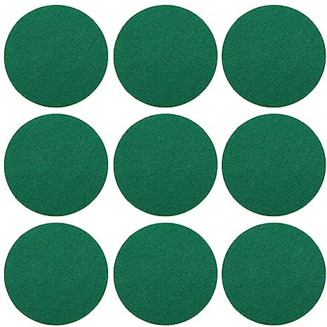 Toddmomy Airhockey Zubehör 10 Stück Filz Pads Ersatzteile Für Airhockey Pucks Zur Verbesserung des Spielerlebnisses Und Für Wettbewerbe